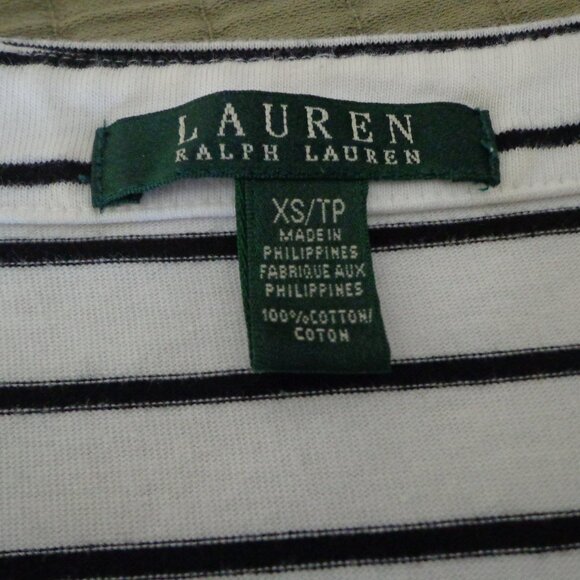 LAUREN RALPH LAUREN Sleeveless Striped Dress PXS Nautical Ties - Picture 3 of 10